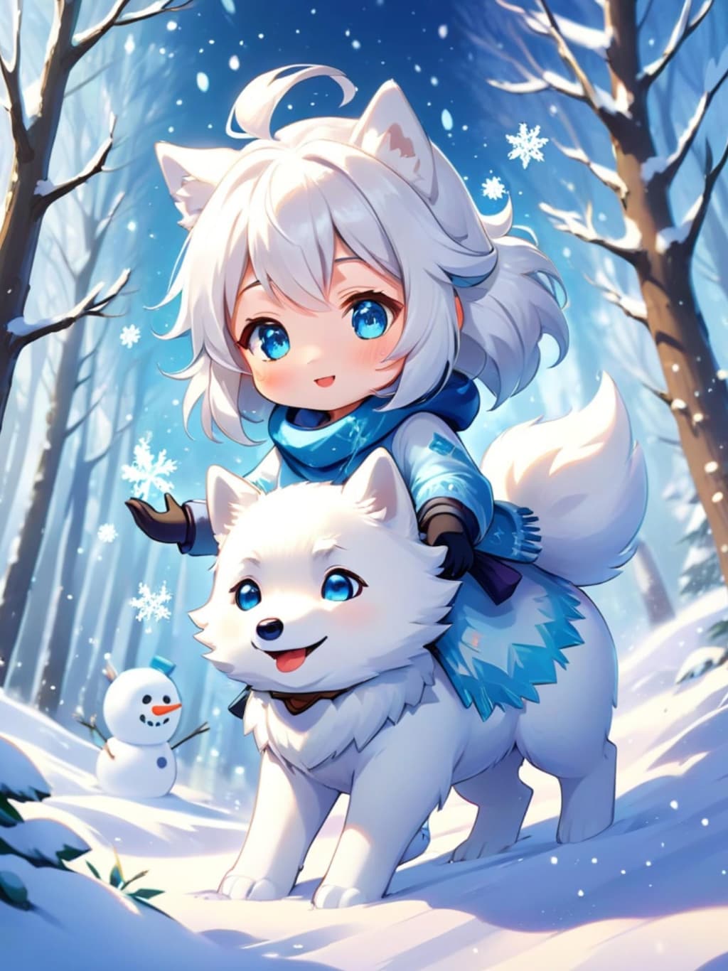 雪の精霊ちゃん