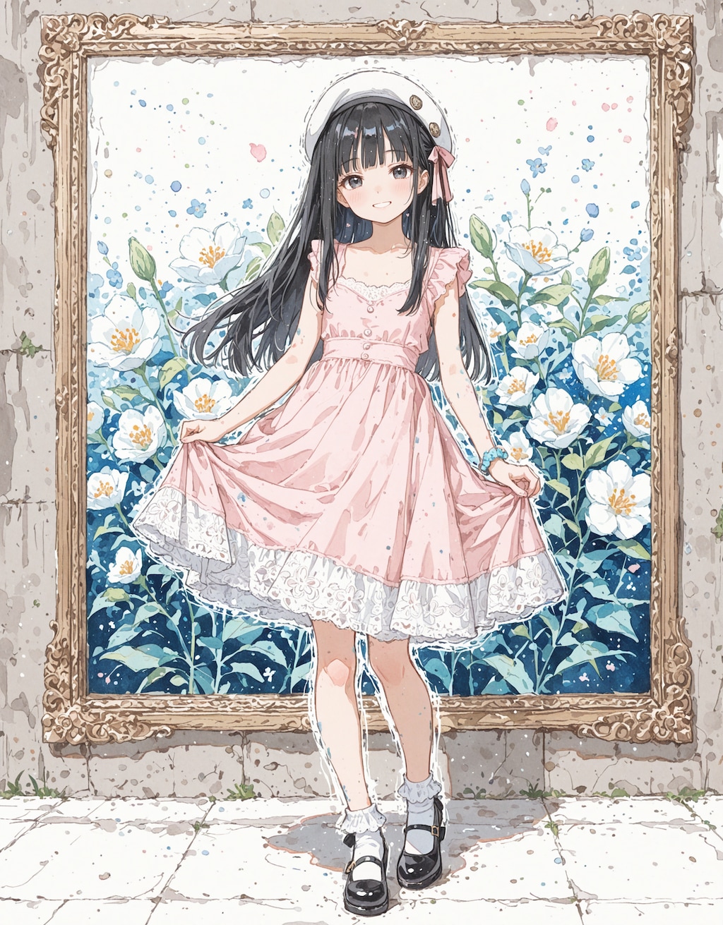 水彩春香