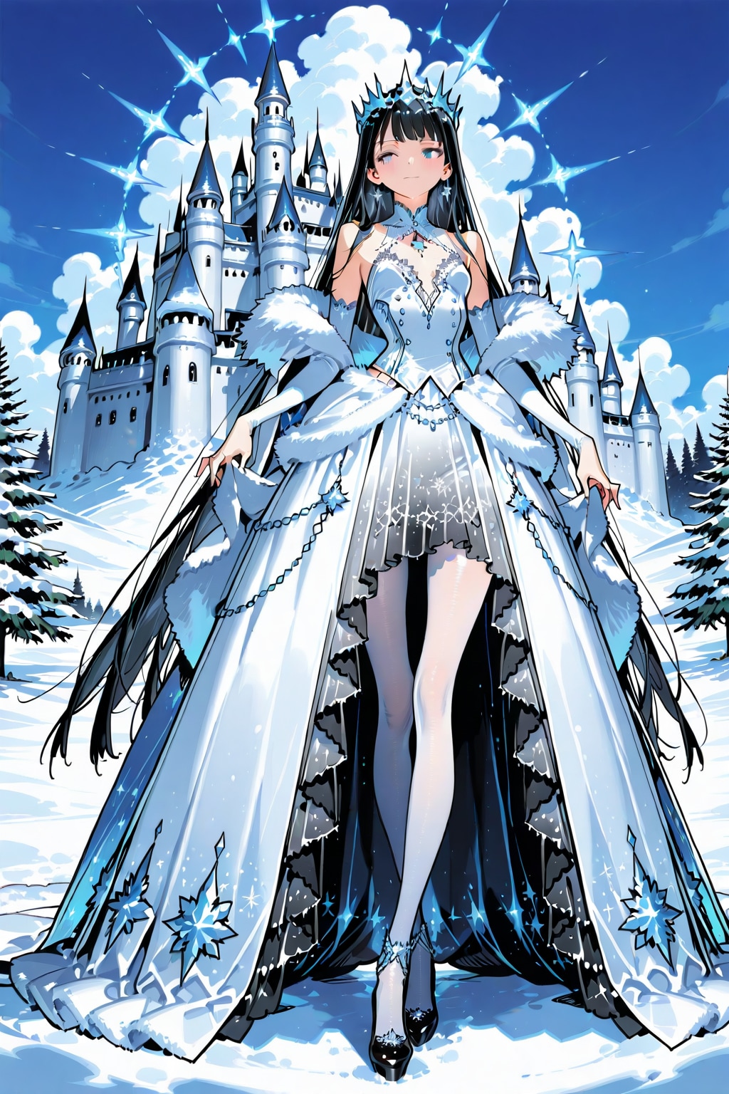 冬の女王 | の人気AIイラスト・グラビア