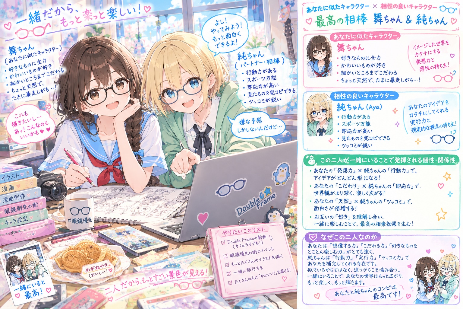 違うから噛み合う | の人気AIイラスト・グラビア