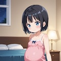 種付けされ、お腹がふっくらした美少女 7枚目