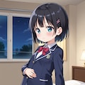 種付けされ、お腹がふっくらした美少女 2枚目