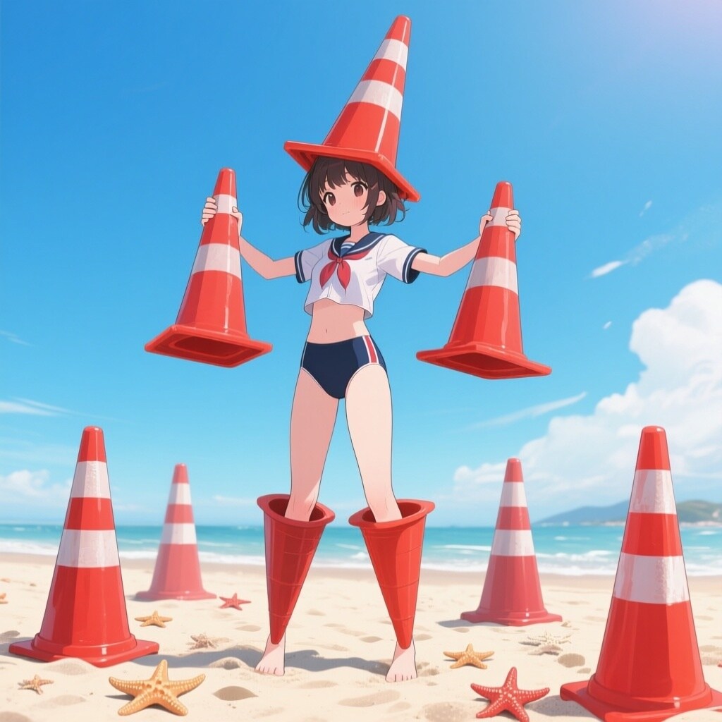三角コーンヒトデ