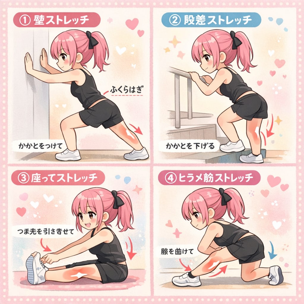 ふくらはぎのストレッチ