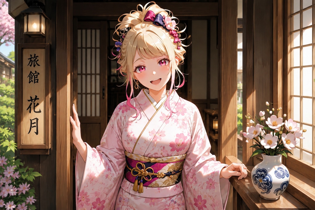 若女将見習い愛桜