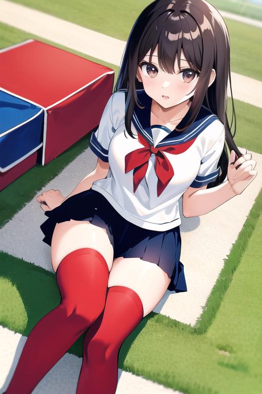 ニーハイJK | の人気AIイラスト・グラビア