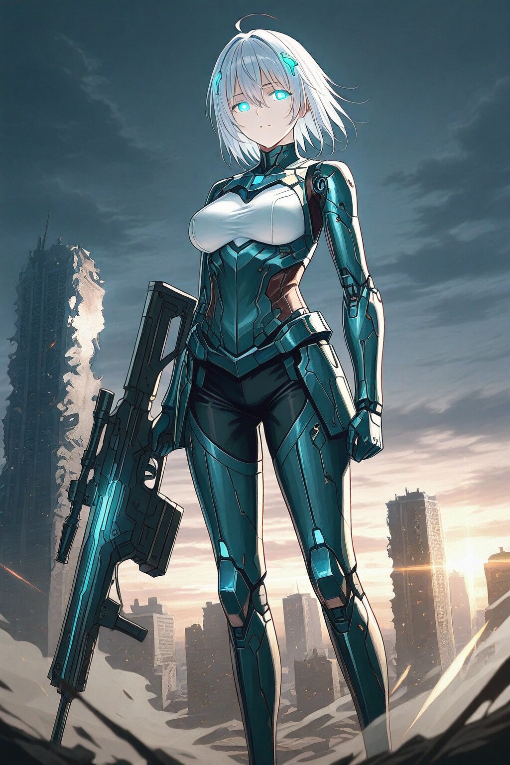 廃墟の戦闘