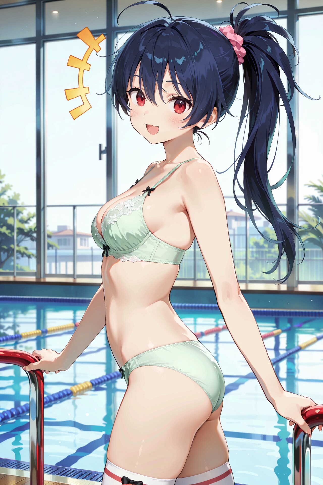 学校で下着姿の撮影会 Y728