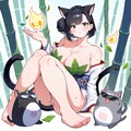 『変身爺さんと猫とオバケ』【ニャンノ世界】 2枚目