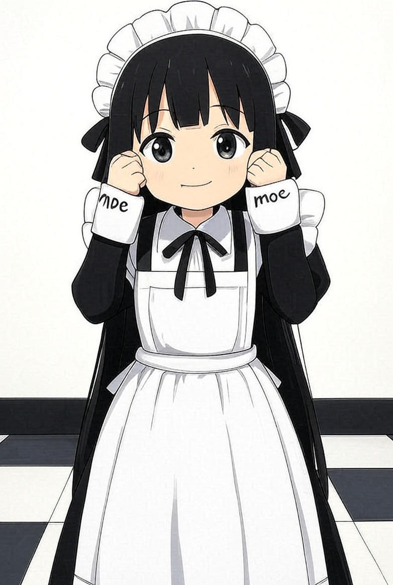 萌え袖なメイドさん | の人気AIイラスト・グラビア