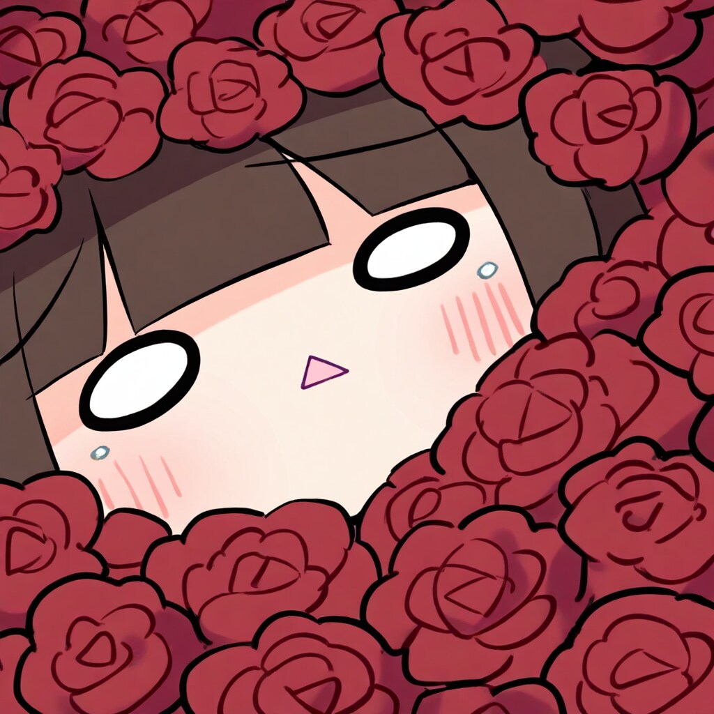 ヘリオガバルスの薔薇に埋まるちび奏音ちゃん | の人気AIイラスト・グラビア