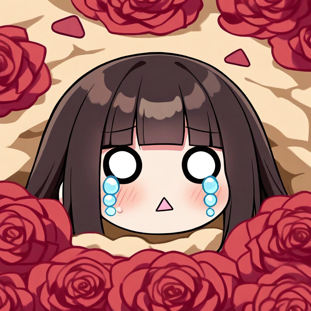 ヘリオガバルスの薔薇に埋まるちび奏音ちゃん