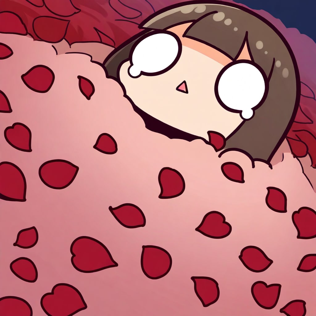 ヘリオガバルスの薔薇に埋まるちび奏音ちゃん