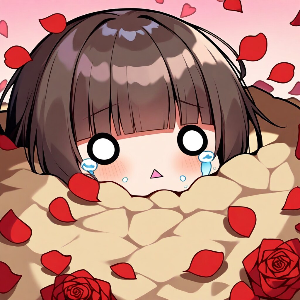 ヘリオガバルスの薔薇に埋まるちび奏音ちゃん