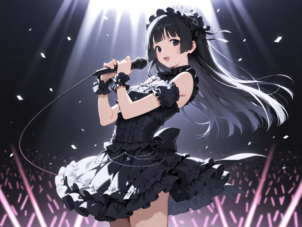 ブラックアイドル「くーちゃん」