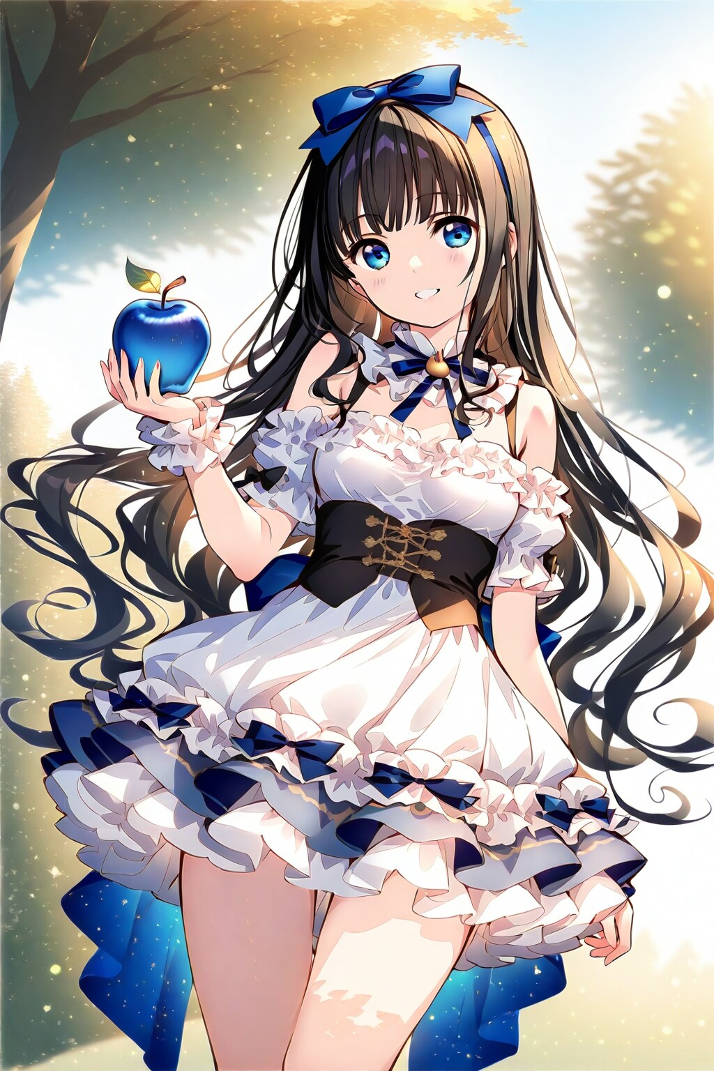 青いリンゴ | の人気AIイラスト・グラビア