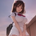 でか乳JK 2枚目