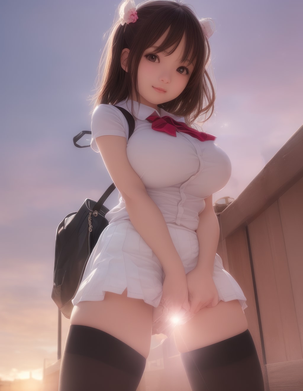 でか乳JK
