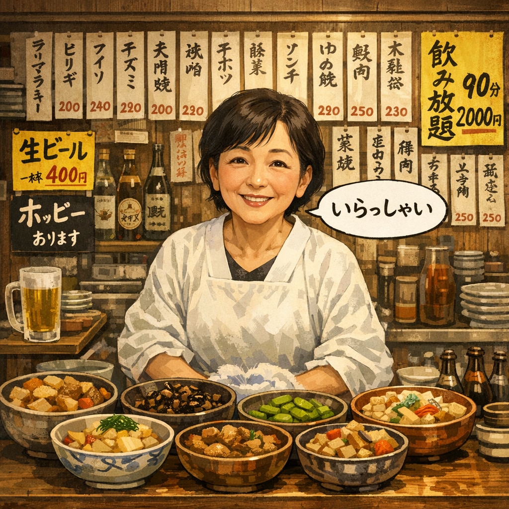 ガード下の立ち飲み屋。