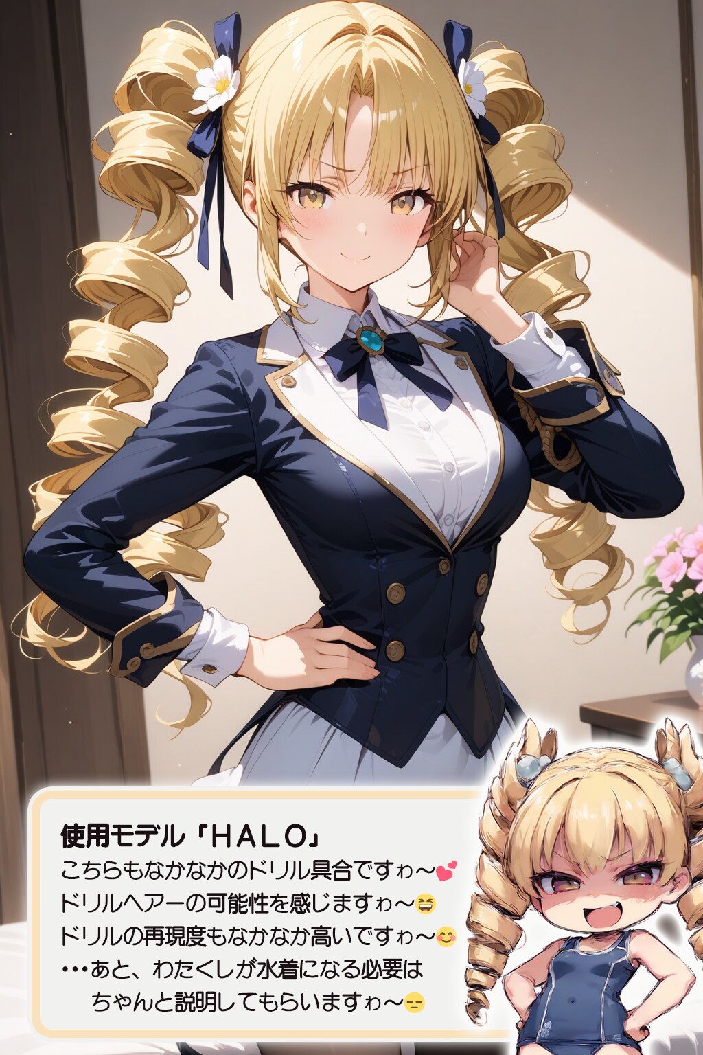 お嬢様のドリルヘアー検証報告