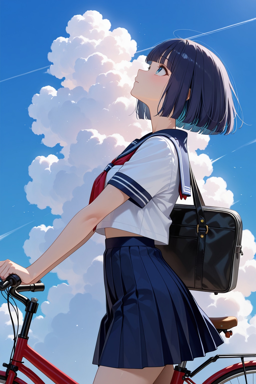 blue summer sky