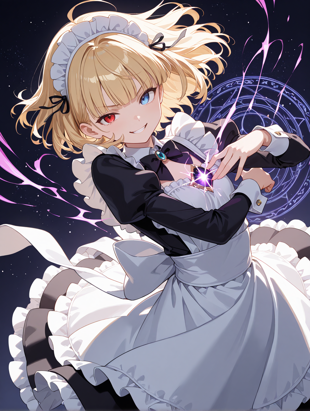 闇落ち：魔法娘タンポポ | の人気AIイラスト・グラビア