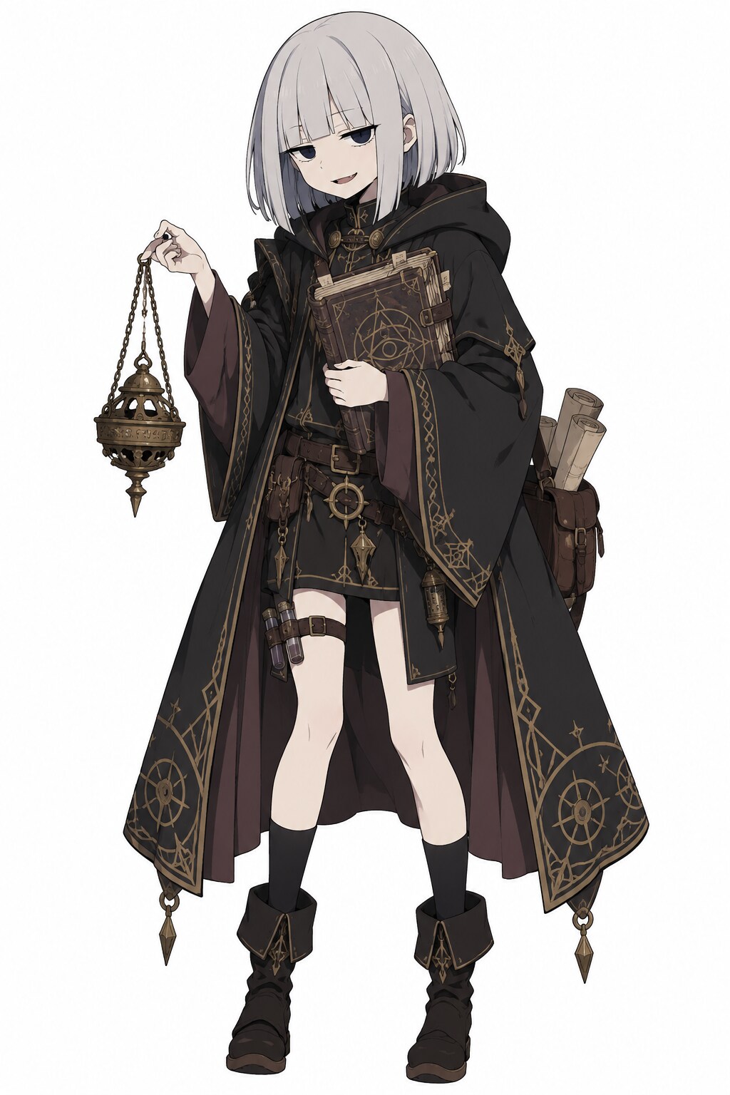 ジト目な呪術師の少女