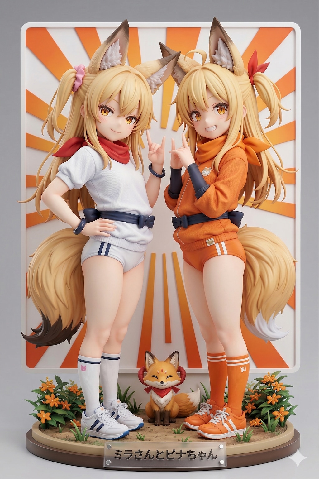 ミラさんちのミラさんとうちの子ピナちゃんでツーショット忍ルマ