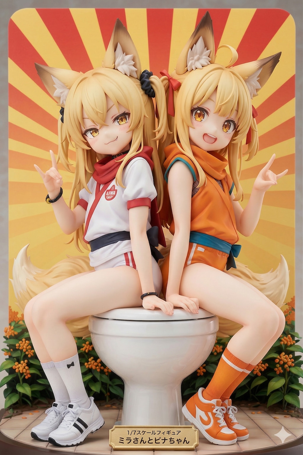 ミラさんちのミラさんとうちの子ピナちゃんでツーショット忍ルマ