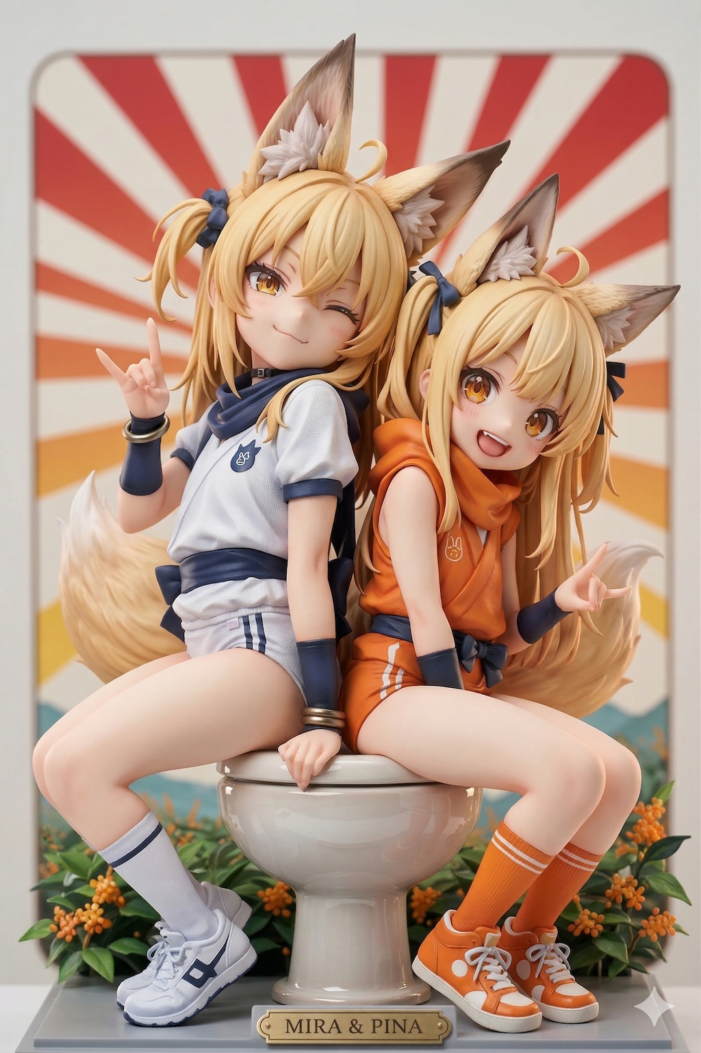 ミラさんちのミラさんとうちの子ピナちゃんでツーショット忍ルマ