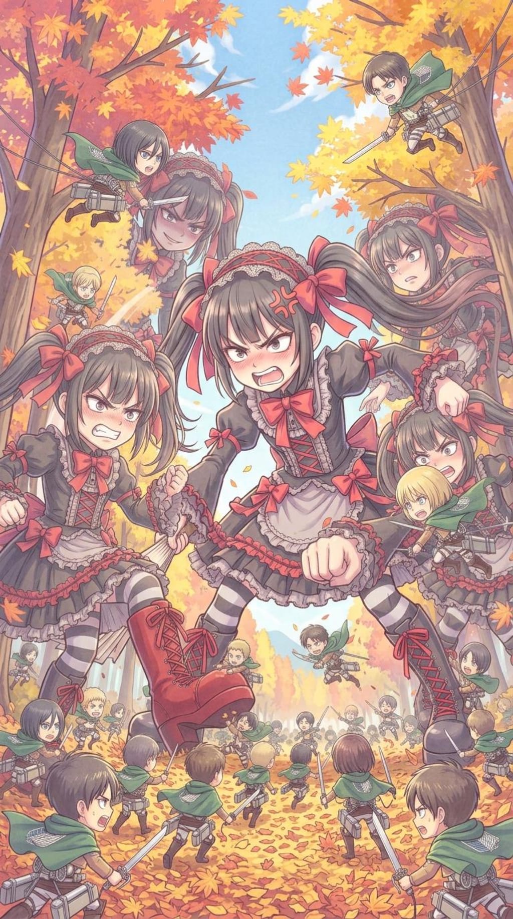 進撃のゴスロリ　紅葉の森ほか