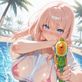 えちどなちゃんと水鉄砲 8枚目