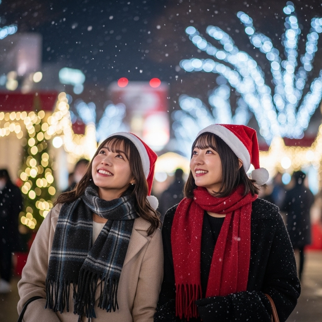 クリスマスイルミネーション | の人気AIイラスト・グラビア