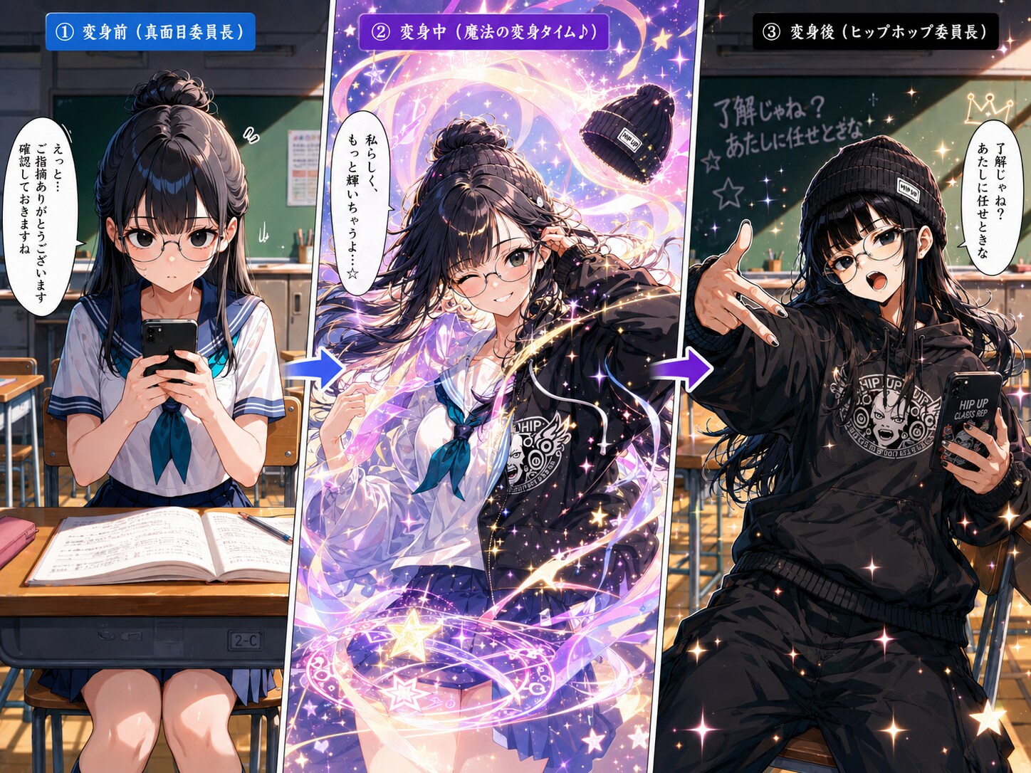 委員長の変身