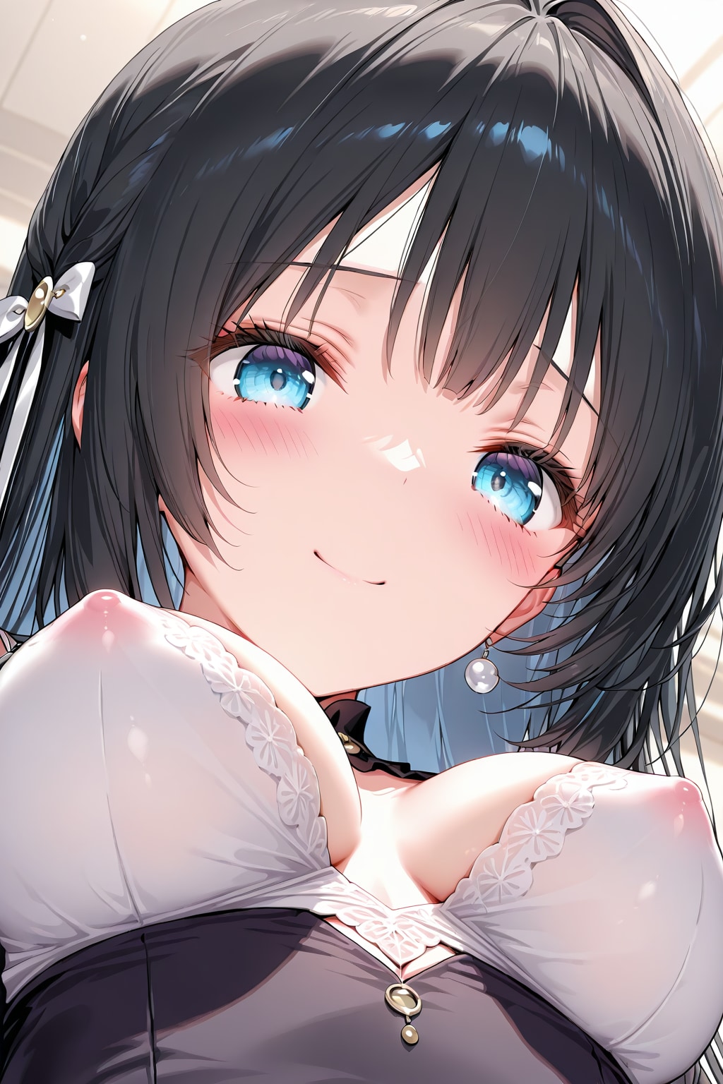 今日のエロ💕　叡智なお胸な膝枕アングル💕他