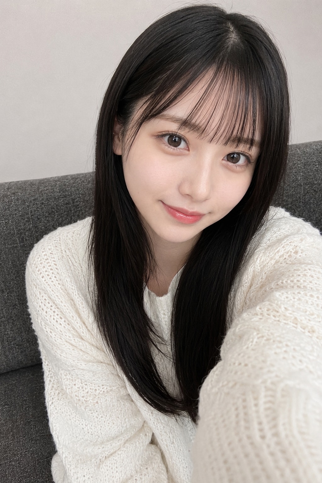 アイドルのように可愛い美女