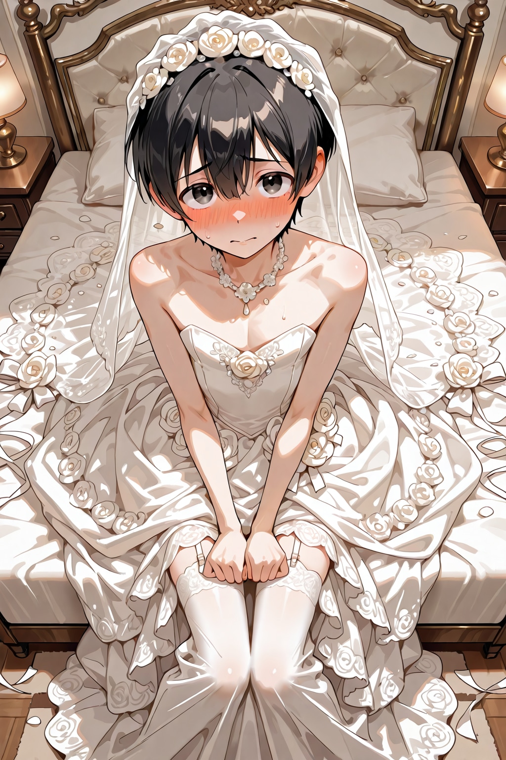 お姉さん…この格好、恥ずかしいよ…