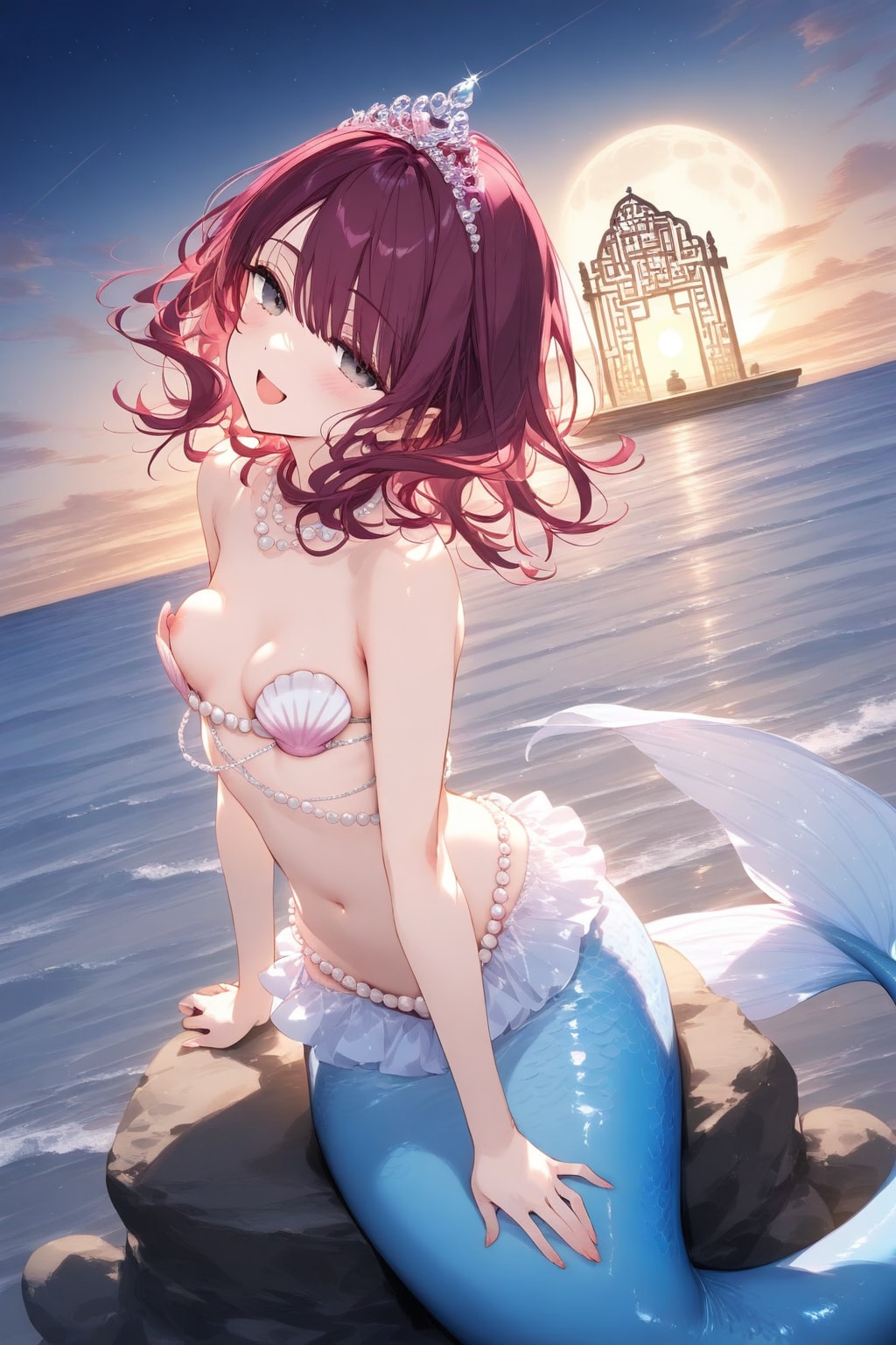 人魚姫のポロリ