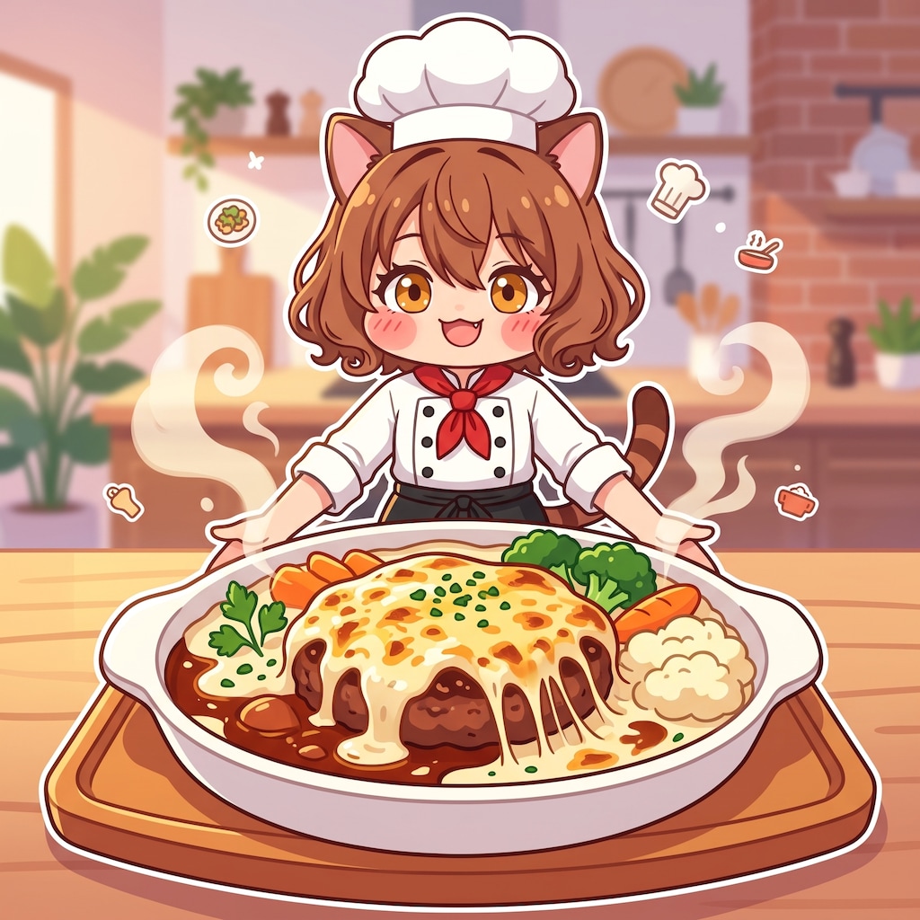 (うちの子縛り)94.「ぐ」→「グラタンハンバーグ」Yuki