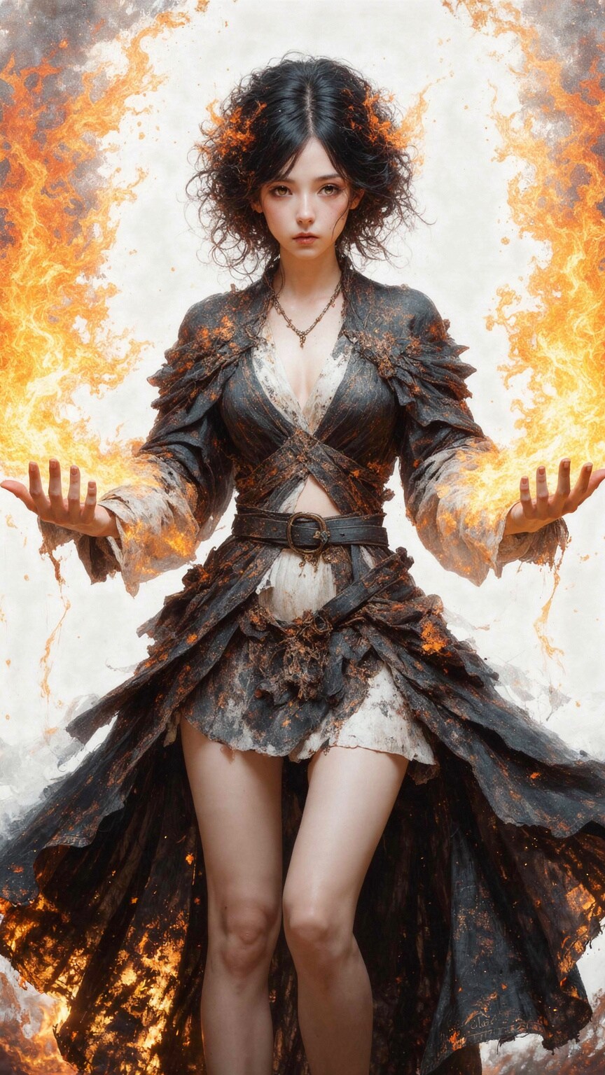 炎の魔術師 | の人気AIイラスト・グラビア