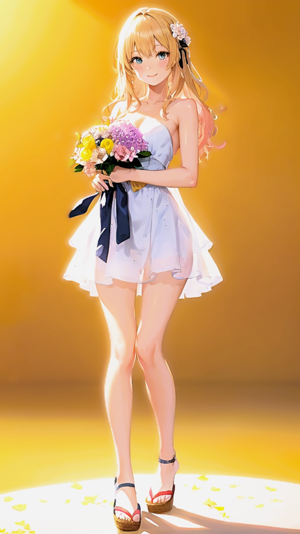 花のコサージュ　２