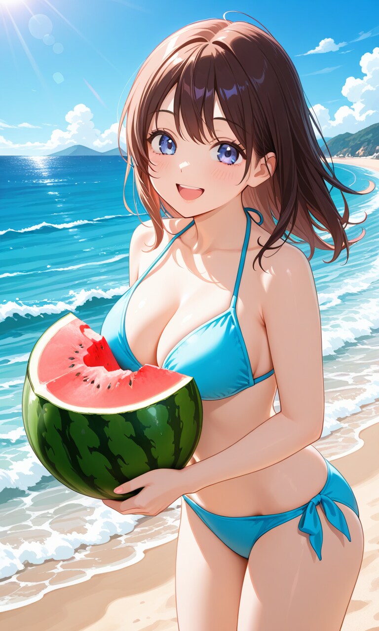 スイカ割り