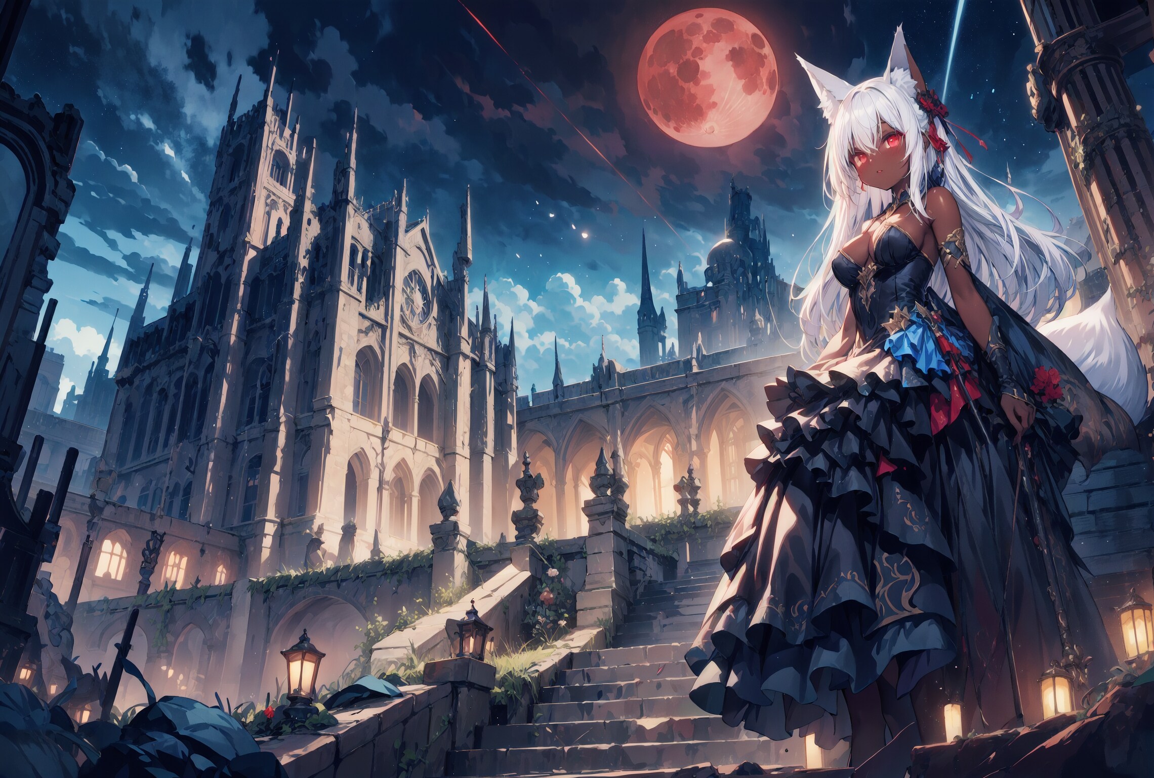 ダークファンタジー狐娘