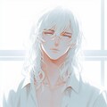 長髪白男子 5枚目
