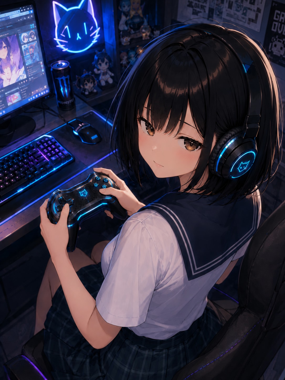 ゲーミング少女