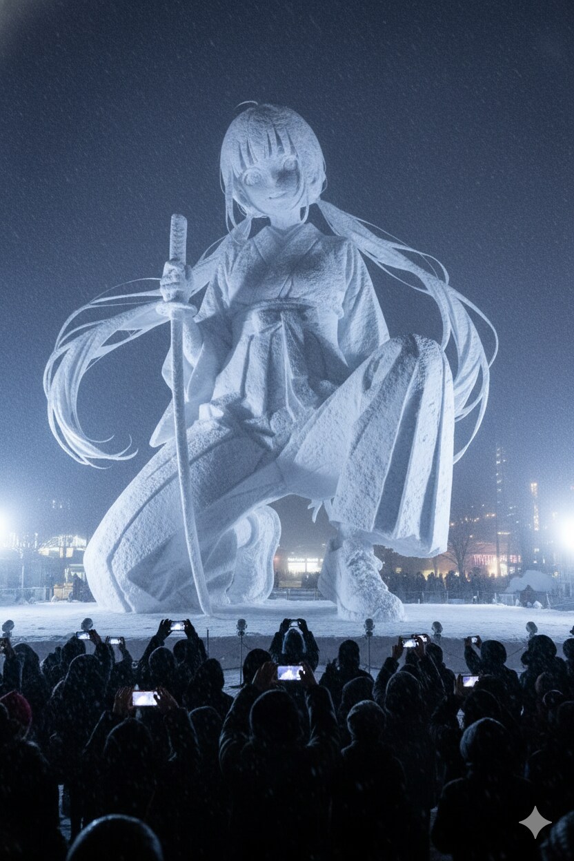 (特別展示)雪像 at スーパーちちぷい 雪国店 | の人気AIイラスト・グラビア