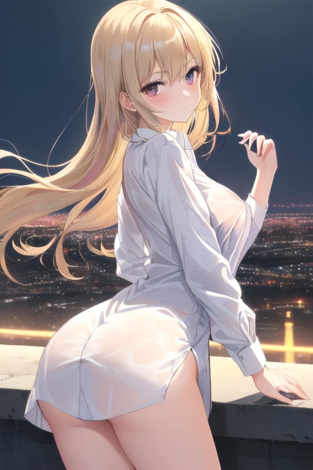 深夜のグラビア撮影03