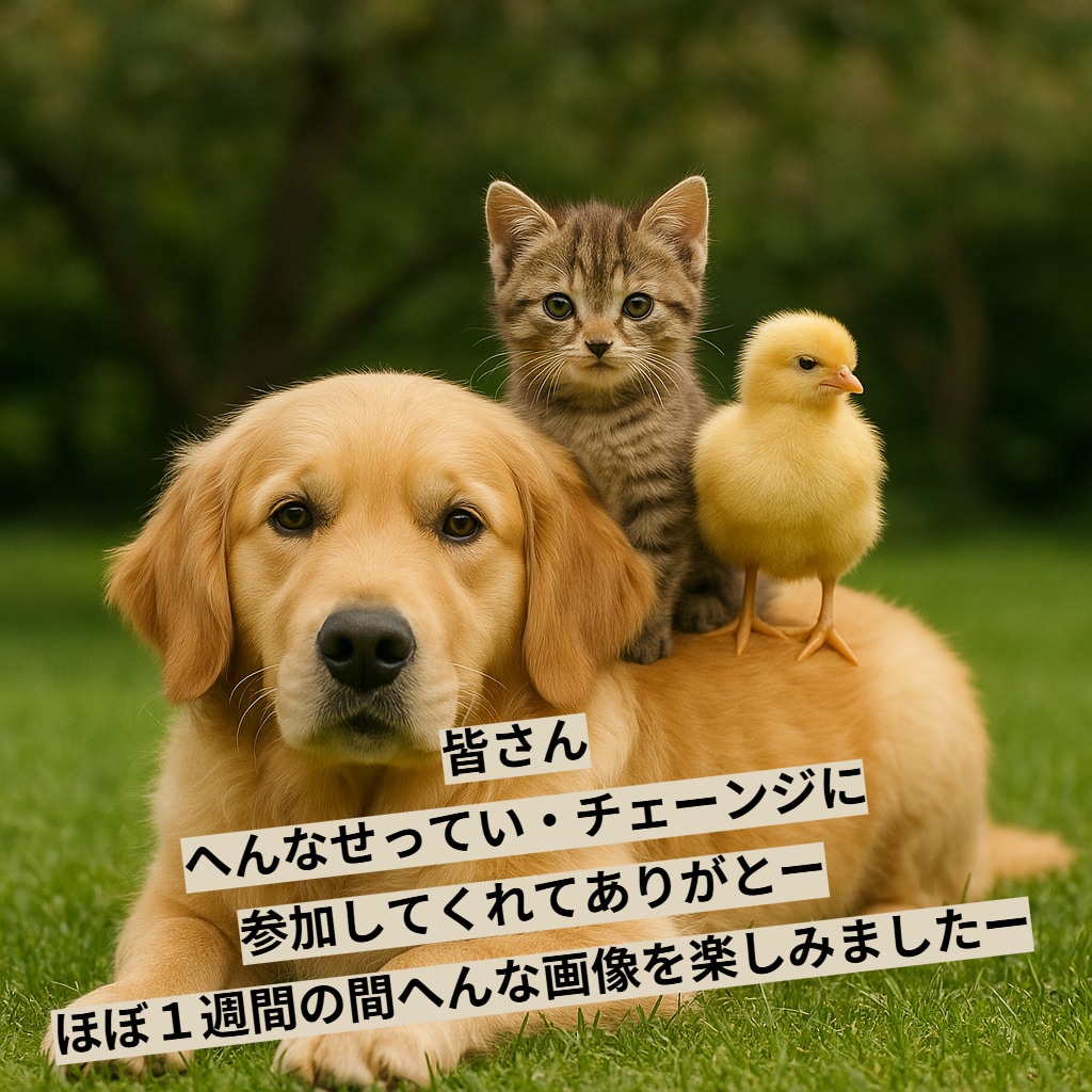 ねこなみ投稿ウイークの終了のご挨拶