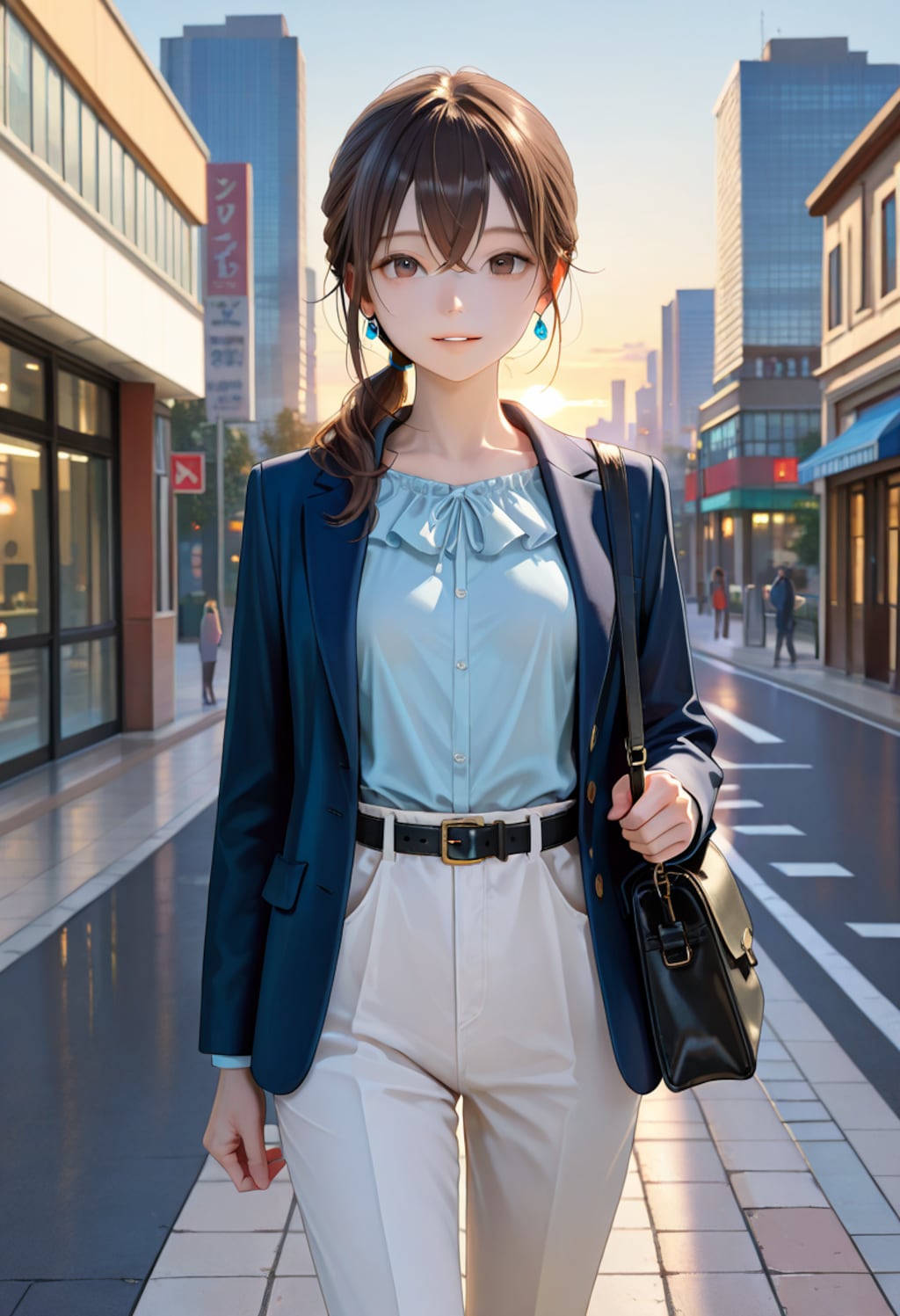 歩美 first day at work (3)