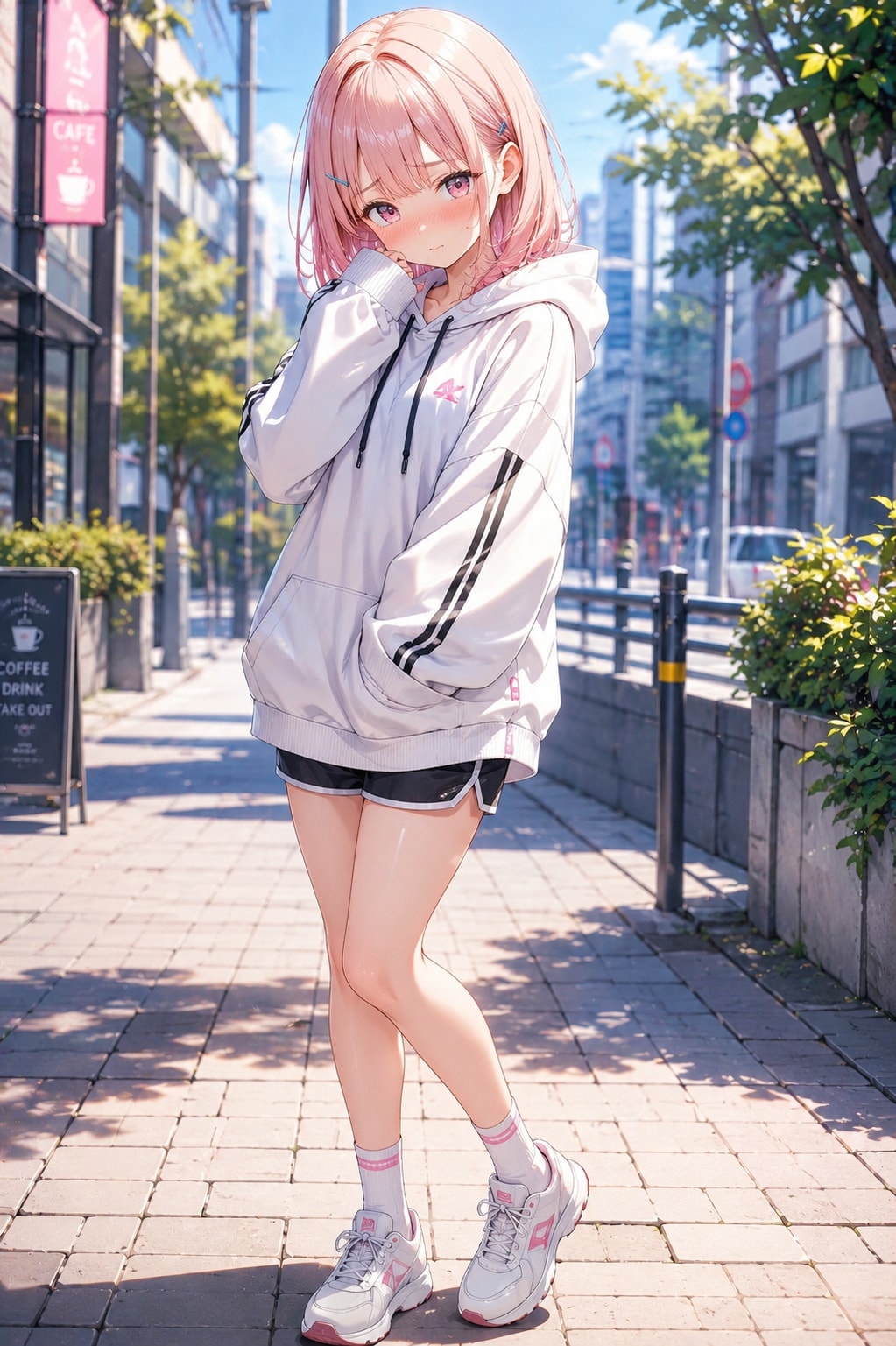 パーカー女子、可愛いよね